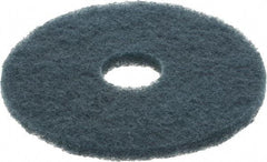3M - Scrubbing Pad - 14" Machine, Blue Pad, Nylon & Polyester - Exact Tool & Supply