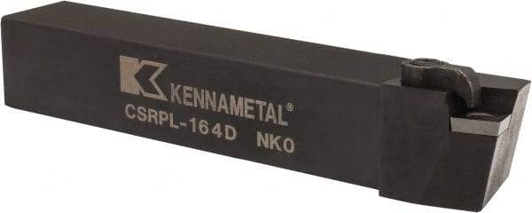 Kennametal - CSRP, Left Hand Cut, 15° Lead Angle, 1" Shank Height x 1" Shank Width, Positive Rake Indexable Turning Toolholder - 6" OAL, SP..42. Insert Compatibility, Series Kendex - Exact Tool & Supply