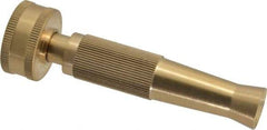 Value Collection - Garden Hose Noninsulated Twist Nozzle - Brass - Exact Tool & Supply