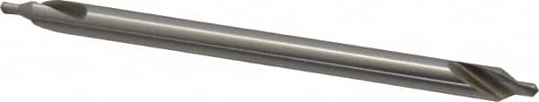 Interstate - #3 Plain Cut 60° Incl Angle High Speed Steel Combo Drill & Countersink - Exact Tool & Supply