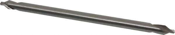 Interstate - #4 Plain Cut 60° Incl Angle High Speed Steel Combo Drill & Countersink - Exact Tool & Supply