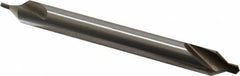 Interstate - #4-1/2 Plain Cut 60° Incl Angle High Speed Steel Combo Drill & Countersink - Exact Tool & Supply