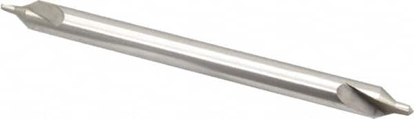 Interstate - #5 Plain Cut 60° Incl Angle High Speed Steel Combo Drill & Countersink - Exact Tool & Supply