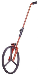 CST/berger - 100,000' Counter Limit, 3' OAL, Red Measuring Wheel - 1" Accuracy per 100", Measures in Feet - Exact Tool & Supply