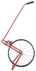 CST/berger - 100,000' Counter Limit, 4' OAL, Red Measuring Wheel - 1" Accuracy per 100", Measures in Feet - Exact Tool & Supply