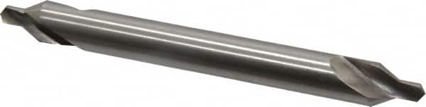 Interstate - #6 Plain Cut 60° Incl Angle High Speed Steel Combo Drill & Countersink - Exact Tool & Supply