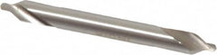 Interstate - #1 Plain Cut 60° Incl Angle Cobalt Combo Drill & Countersink - Exact Tool & Supply