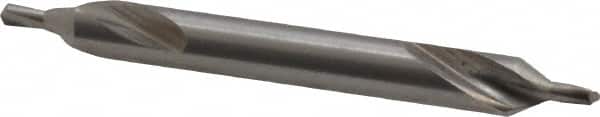 Interstate - #2 Plain Cut 60° Incl Angle Cobalt Combo Drill & Countersink - Exact Tool & Supply