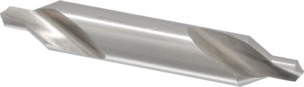 Interstate - #6 Plain Cut 60° Incl Angle Cobalt Combo Drill & Countersink - Exact Tool & Supply