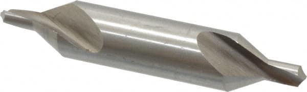 Interstate - #7 Plain Cut 60° Incl Angle Cobalt Combo Drill & Countersink - Exact Tool & Supply