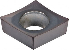 Kennametal - CCGT32.51 HP Grade KC5025 Carbide Turning Insert - TiAlN Finish, 80° Diamond, 3/8" Inscr Circle, 5/32" Thick, 1/64" Corner Radius - Exact Tool & Supply