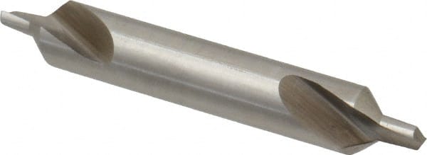 Interstate - #4 Plain Cut 82° Incl Angle Cobalt Combo Drill & Countersink - Exact Tool & Supply