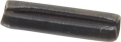 Value Collection - 2mm Diam x 8mm Long Slotted Spring Pin - Grade 1070-1080 Steel, Plain Finish - Exact Tool & Supply