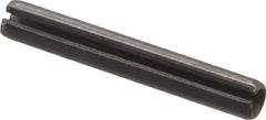 Value Collection - 2mm Diam x 14mm Long Slotted Spring Pin - Grade 1070-1080 Steel, Plain Finish - Exact Tool & Supply