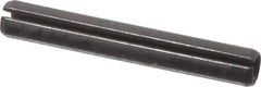 Value Collection - 2mm Diam x 16mm Long Slotted Spring Pin - Grade 1070-1080 Steel, Plain Finish - Exact Tool & Supply