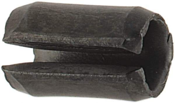 Value Collection - 2.5mm Diam x 4mm Long Slotted Spring Pin - Grade 1070-1080 Steel, Plain Finish - Exact Tool & Supply