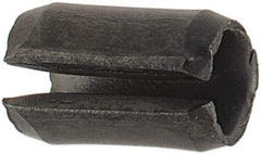 Value Collection - 2.5mm Diam x 4mm Long Slotted Spring Pin - Grade 1070-1080 Steel, Plain Finish - Exact Tool & Supply