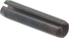 Value Collection - 2.5mm Diam x 10mm Long Slotted Spring Pin - Grade 1070-1080 Steel, Plain Finish - Exact Tool & Supply