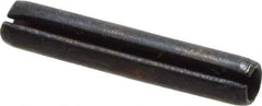 Value Collection - 2.5mm Diam x 14mm Long Slotted Spring Pin - Grade 1070-1080 Steel, Plain Finish - Exact Tool & Supply