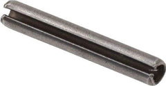 Value Collection - 2.5mm Diam x 16mm Long Slotted Spring Pin - Grade 1070-1080 Steel, Plain Finish - Exact Tool & Supply
