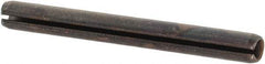 Value Collection - 2.5mm Diam x 24mm Long Slotted Spring Pin - Grade 1070-1080 Steel, Plain Finish - Exact Tool & Supply