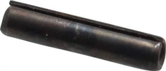 Value Collection - 3mm Diam x 14mm Long Slotted Spring Pin - Grade 1070-1080 Steel, Plain Finish - Exact Tool & Supply