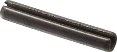 Value Collection - 3mm Diam x 18mm Long Slotted Spring Pin - Grade 1070-1080 Steel, Plain Finish - Exact Tool & Supply