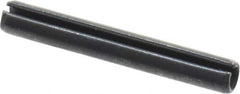 Value Collection - 3mm Diam x 22mm Long Slotted Spring Pin - Grade 1070-1080 Steel, Plain Finish - Exact Tool & Supply