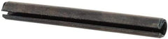 Value Collection - 3mm Diam x 28mm Long Slotted Spring Pin - Grade 1070-1080 Steel, Plain Finish - Exact Tool & Supply