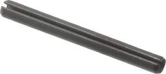 Value Collection - 3mm Diam x 30mm Long Slotted Spring Pin - Grade 1070-1080 Steel, Plain Finish - Exact Tool & Supply