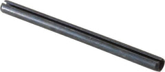 Value Collection - 3mm Diam x 40mm Long Slotted Spring Pin - Grade 1070-1080 Steel, Plain Finish - Exact Tool & Supply