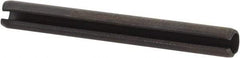 Value Collection - 3.5mm Diam x 32mm Long Slotted Spring Pin - Grade 1070-1080 Steel, Plain Finish - Exact Tool & Supply