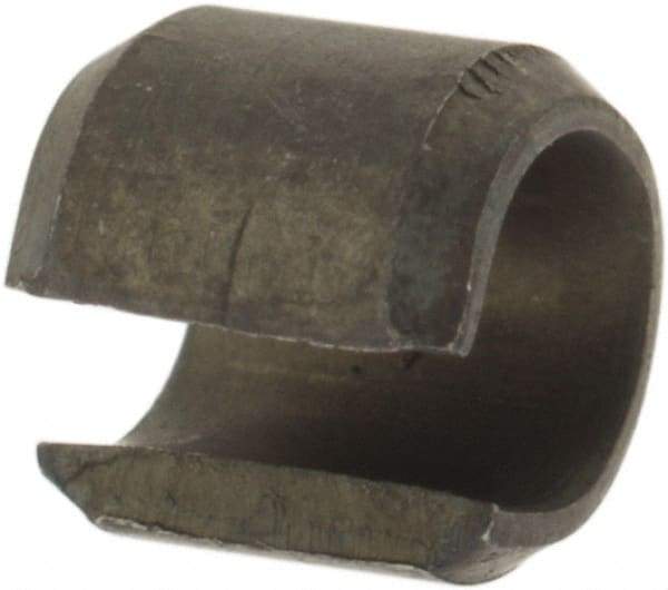 Value Collection - 4mm Diam x 4mm Long Slotted Spring Pin - Grade 1070-1080 Steel, Plain Finish - Exact Tool & Supply
