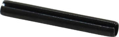 Value Collection - 4mm Diam x 30mm Long Slotted Spring Pin - Grade 1070-1080 Steel, Plain Finish - Exact Tool & Supply