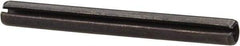 Value Collection - 4mm Diam x 40mm Long Slotted Spring Pin - Grade 1070-1080 Steel, Plain Finish - Exact Tool & Supply