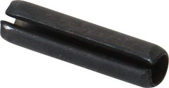 Value Collection - 5mm Diam x 20mm Long Slotted Spring Pin - Grade 1070-1080 Steel, Plain Finish - Exact Tool & Supply