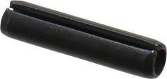 Value Collection - 5mm Diam x 22mm Long Slotted Spring Pin - Grade 1070-1080 Steel, Plain Finish - Exact Tool & Supply