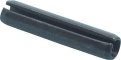 Value Collection - 5mm Diam x 24mm Long Slotted Spring Pin - Grade 1070-1080 Steel, Plain Finish - Exact Tool & Supply