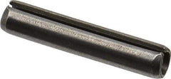 Value Collection - 5mm Diam x 26mm Long Slotted Spring Pin - Grade 1070-1080 Steel, Plain Finish - Exact Tool & Supply