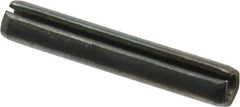 Value Collection - 5mm Diam x 30mm Long Slotted Spring Pin - Grade 1070-1080 Steel, Plain Finish - Exact Tool & Supply