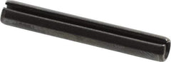 Value Collection - 5mm Diam x 35mm Long Slotted Spring Pin - Grade 1070-1080 Steel, Plain Finish - Exact Tool & Supply