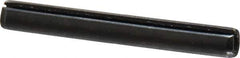 Value Collection - 5mm Diam x 40mm Long Slotted Spring Pin - Grade 1070-1080 Steel, Plain Finish - Exact Tool & Supply