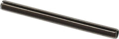Value Collection - 5mm Diam x 60mm Long Slotted Spring Pin - Grade 1070-1080 Steel, Plain Finish - Exact Tool & Supply