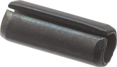 Value Collection - 6mm Diam x 16mm Long Slotted Spring Pin - Grade 1070-1080 Steel, Plain Finish - Exact Tool & Supply