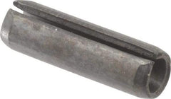 Value Collection - 6mm Diam x 20mm Long Slotted Spring Pin - Grade 1070-1080 Steel, Plain Finish - Exact Tool & Supply