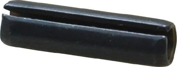Value Collection - 6mm Diam x 22mm Long Slotted Spring Pin - Grade 1070-1080 Steel, Plain Finish - Exact Tool & Supply