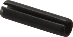 Value Collection - 6mm Diam x 24mm Long Slotted Spring Pin - Grade 1070-1080 Steel, Plain Finish - Exact Tool & Supply