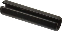 Value Collection - 6mm Diam x 26mm Long Slotted Spring Pin - Grade 1070-1080 Steel, Plain Finish - Exact Tool & Supply