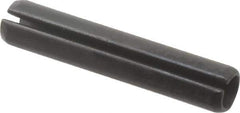 Value Collection - 6mm Diam x 32mm Long Slotted Spring Pin - Grade 1070-1080 Steel, Plain Finish - Exact Tool & Supply