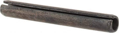 Value Collection - 6mm Diam x 45mm Long Slotted Spring Pin - Grade 1070-1080 Steel, Plain Finish - Exact Tool & Supply